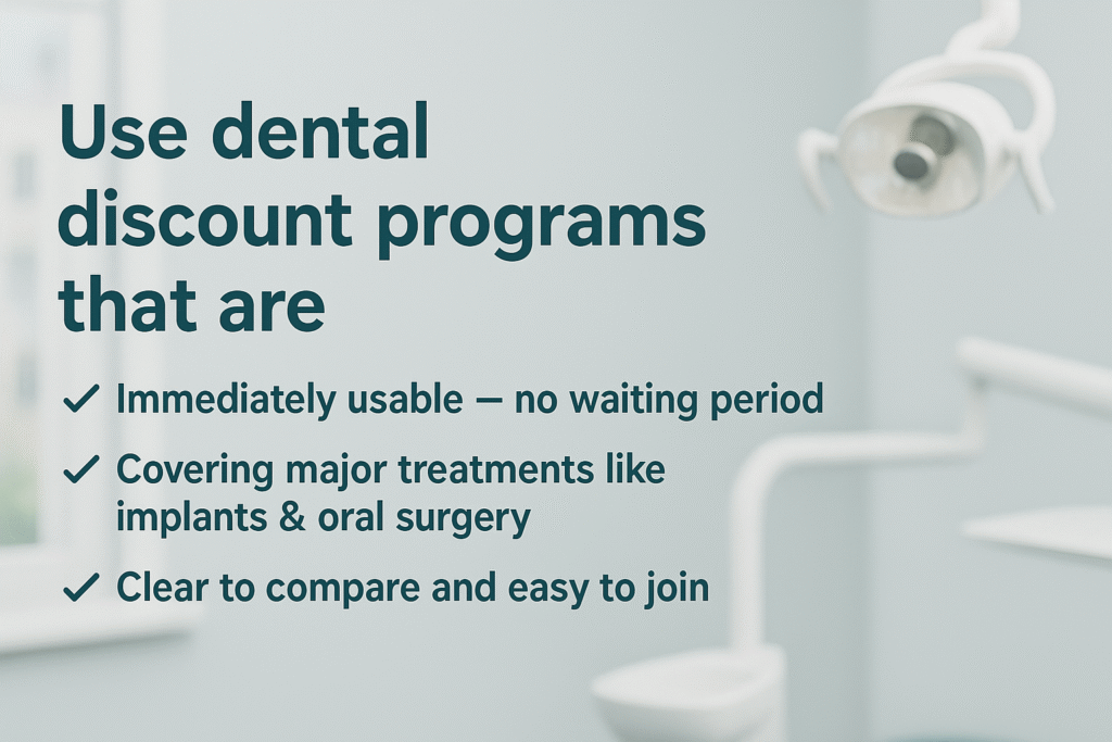 Dental Discount Plans save money